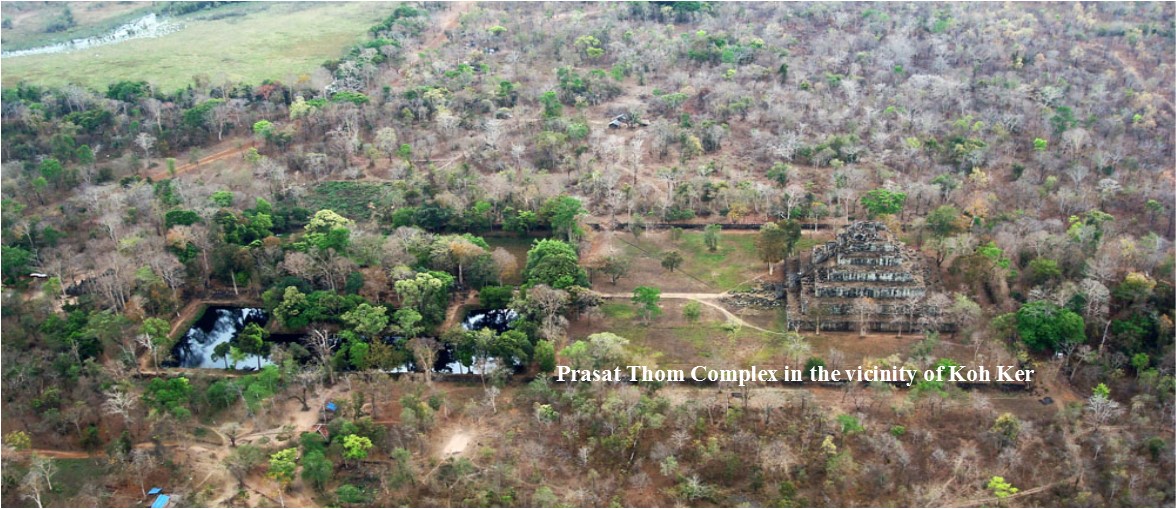 Prasat Thom Complex in the vicinity of Koh Ker